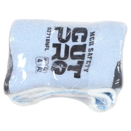 Mcr Safety Gloves, VP, Cut Pro, 18ga, Blue HPPE, Gray NF M, 96PK VP92718NFM